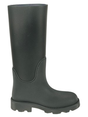 Pre-owned Burberry Marsh High Boots In Green