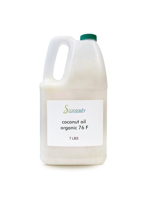 COCONUT OIL 76 DEGREE COLD PRESSED NATURAL 7 LBS Soapeauty