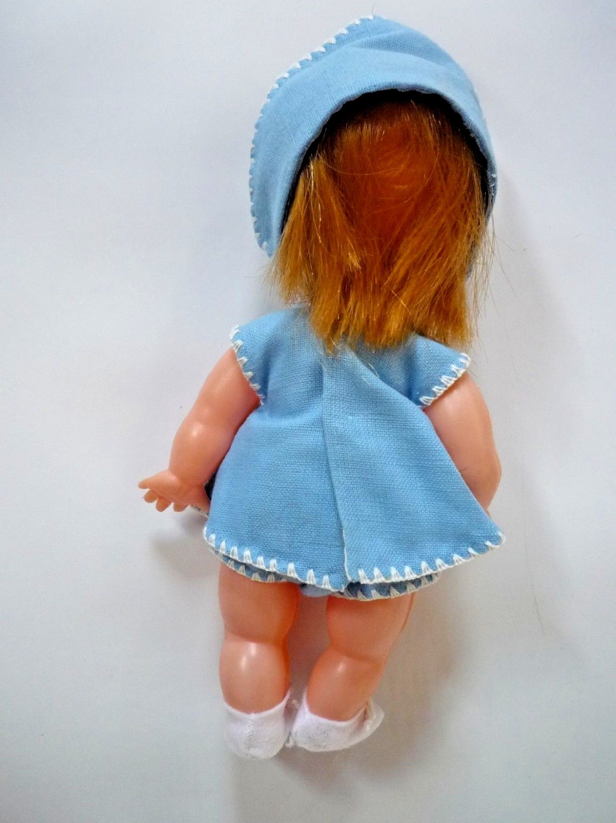 8 Inch Coy Little Girl Doll in Blue