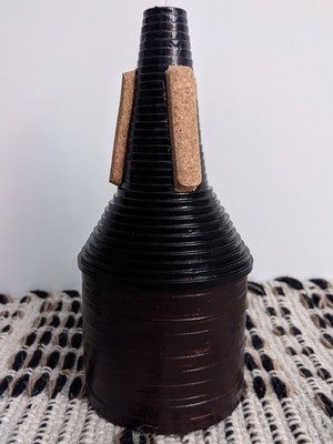 Buddha Belly Mute Co. Straight Mute in Ebony/Bombay Mahogany - Wood - Handmade!
