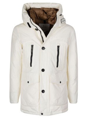 Pre-owned Woolrich Ramar Arctic Parka In White