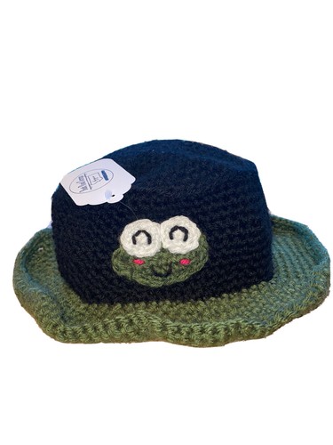 Crochet Frog Bucket Hat