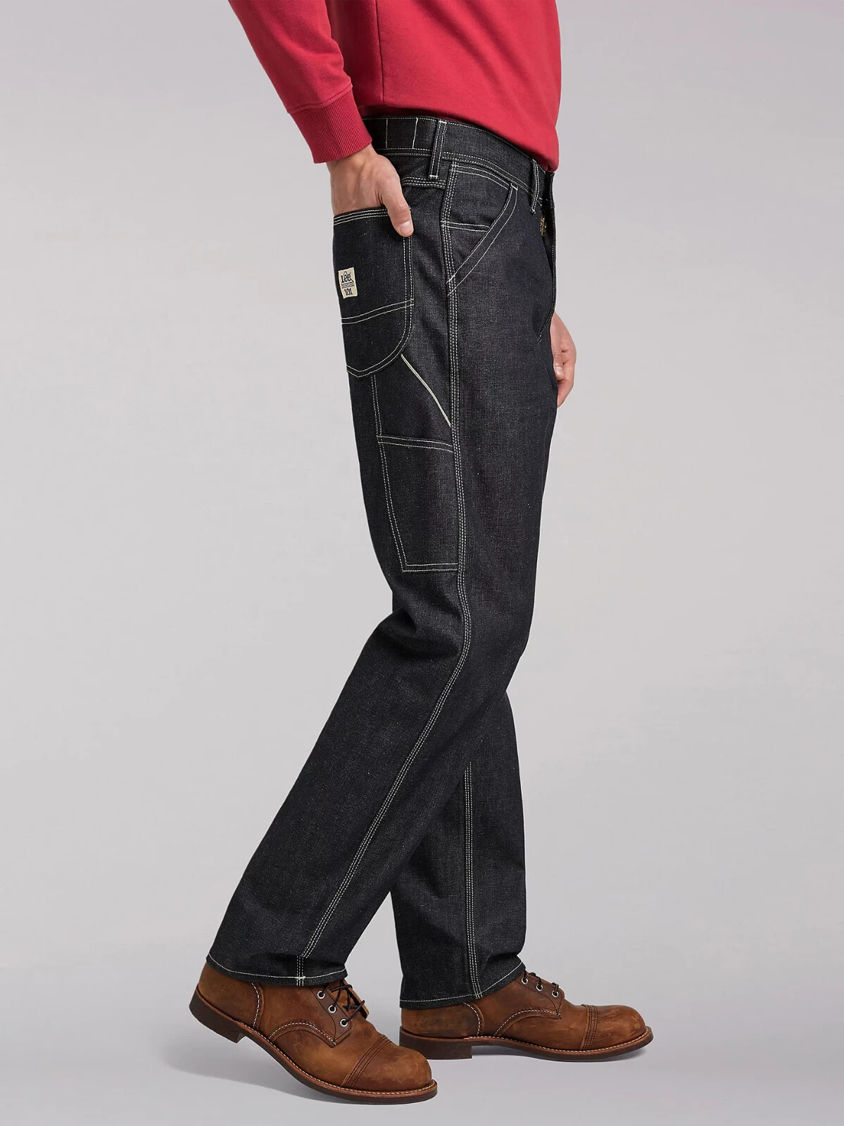 LEE 101 Workwear Raw Selvedge Hemp Men's Relaxed Fit