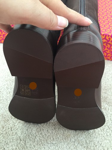Pre-owned Tory Burch Tory Buch Brown Simone Over The Knee 35mm Boot Choose Your Size