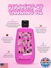The Fox Tan Rapid Candy Oil, Accelerator Tanning Oil For Deeper and Darker Long-Lasting Tans, Creates Flawless Tan Skin, Vegan and Cruelty Free, 120mL
