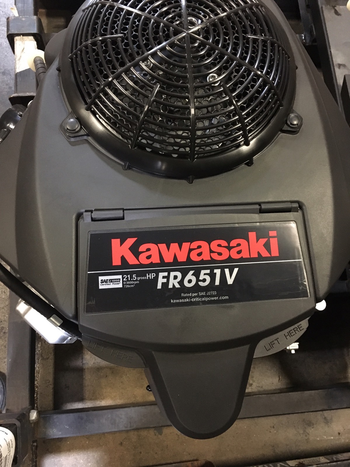 Kawasaki FR651V-DS09R Mower Engine 21.5 HP 1" Dia Crankshaft