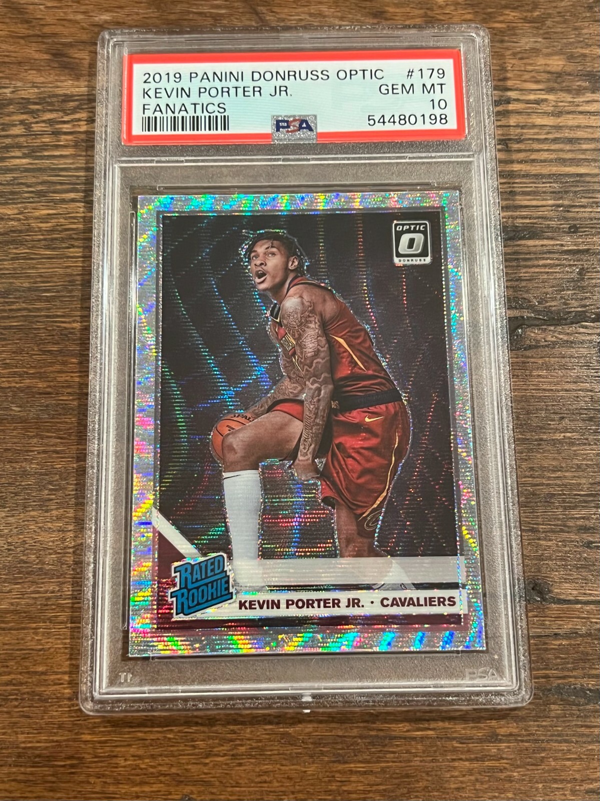 PSA 10 2019-20 Donruss Optic Kevin Porter Jr. Fanatics RC