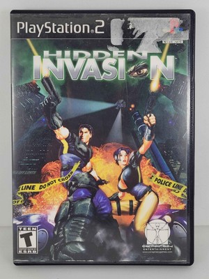 Hidden Invasion (Sony PlayStation 2, 2002) - No Manual, Tested