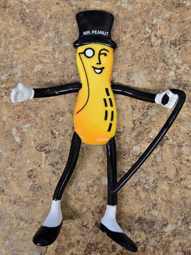 Vintage 1991 BENDABLE Planters Peanuts 6