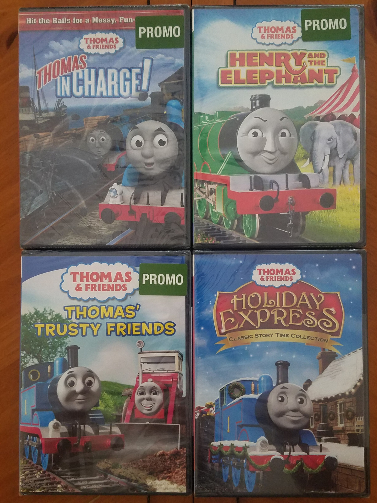【新品ケース付き】とんぼ DVD全巻セット〈4枚組〉 Thomas And Friends DVD Lot - 4 DVDs - Factory Sealed Promo
