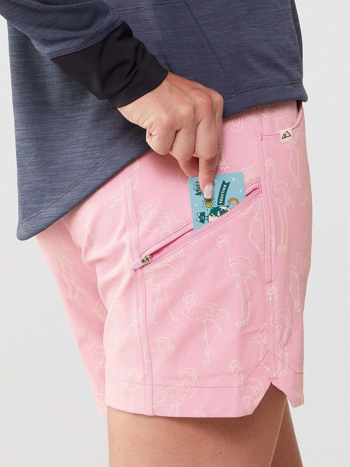 Wild Rye Freda Bike Shorts Women's NWT Size 10 color Pink Flamingo