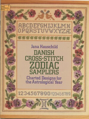 Dover Needlework Series Cross Stitch Zodiac Samplers Magazine Jana Hauschild