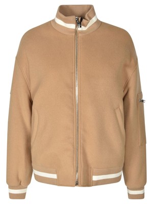 Pre-owned Msgm Zip-up Long-sleeved Bomber Jacket 40 It In C