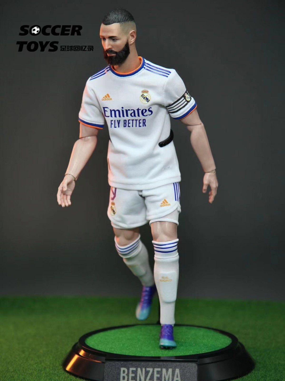 Real Madrid 2022 2023 Official Home Shirt Benzema Autograph
