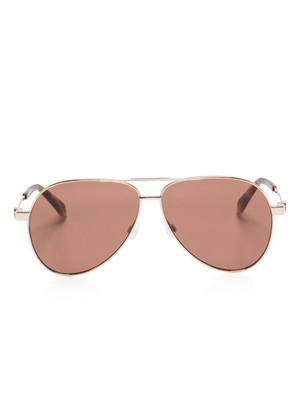 Pre-owned Off-white Oeri122s24met0017664 Ruston L Gold Brown Sunglasses In Ruston L Gold  Brown