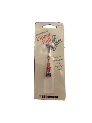 Ian Personalized Name Zipper Pull By STRAVINA.