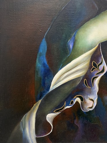 🔥 Fine Vintage French Modern Surrealist Fantasy Mythology Goddess Oil Painting