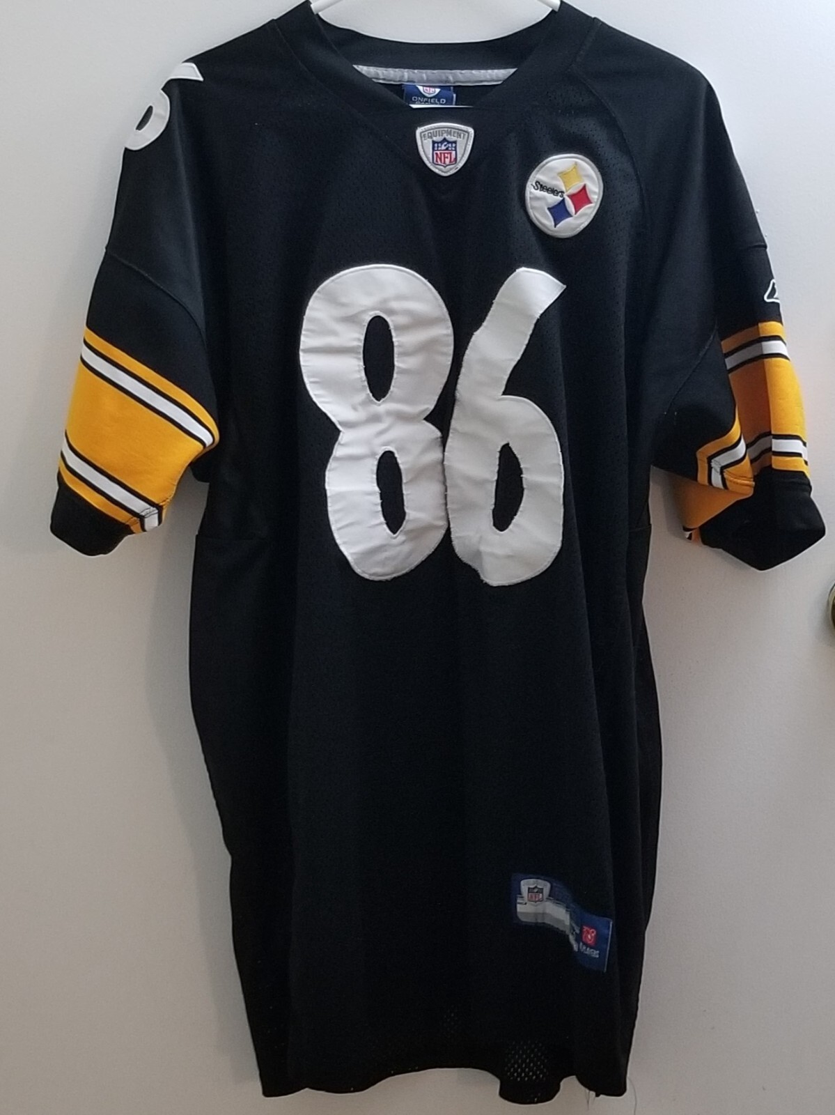 Reebok Pittsburgh Steelers ユニフォーム Reebok Pittsburgh Steelers WARD Football Jersey Mens Medium