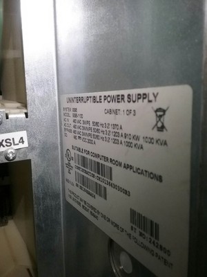 2012 Eaton 9395 1000kVA 480/480V UPS Fully Refurbished - 1 Year Parts Warranty