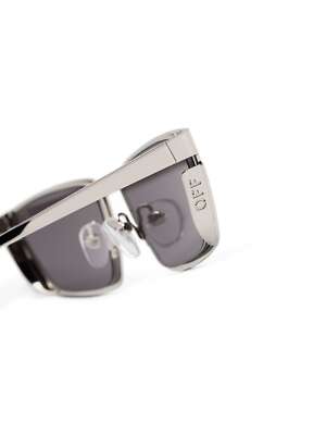 Pre-owned Off-white Oeri119s24met0017207 Richfield Silver Sunglasses