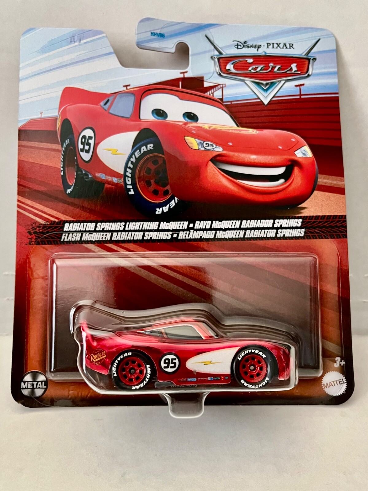 VHTF Disney Pixar Cars Lightning McQueen Metallic 1/64