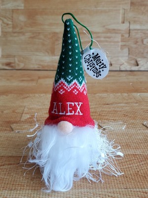 History & Heraldry Pre-Personalised Christmas Tree Light Up Gonks - Alex NWT