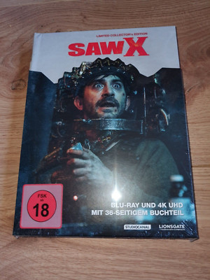 SAW X - Limited Collector´s Edition 4K Ultra HD + Blu-ray - Mediabook NEU