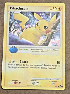 Pokemon 2007 Pikachu LV.13 Holo 9/17