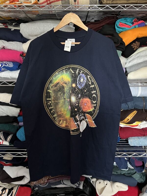 Vintage 1997 Hubble Star Show Shirt Space Telescope NASA Size