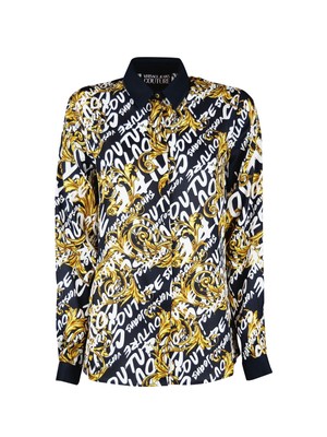 Pre-owned Versace Jeans Couture Shirts Black