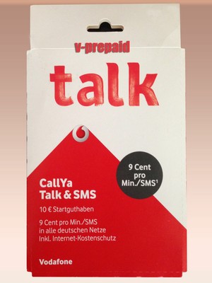 Original Vodafone Callya Allnet Flat S D2 Karte 10 Sgh