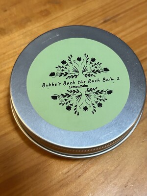 Lemon Balm Salve- Bubbe's Bash The Rash #2 Organic Natural 2oz Helps Skin Rashes
