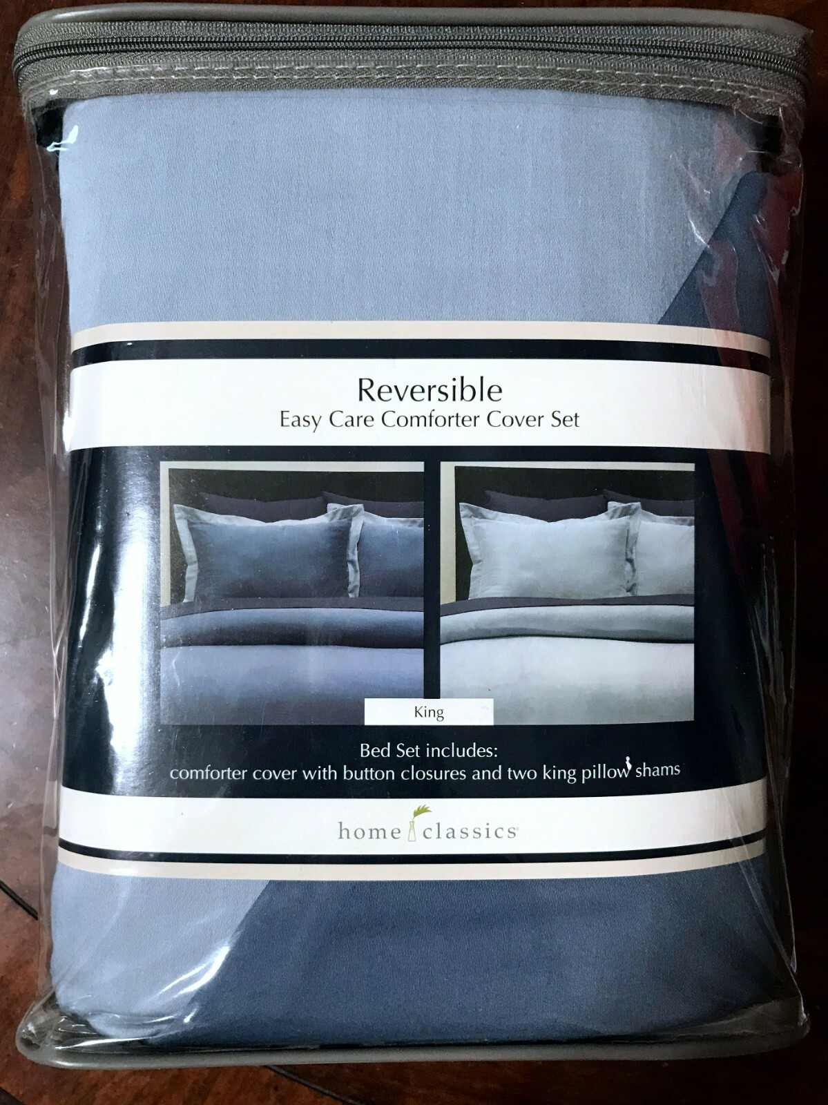 Button Closure Easy Care King Size