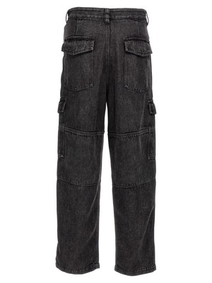 Pre-owned Isabel Marant Terence Cargo Jeans In Gray
