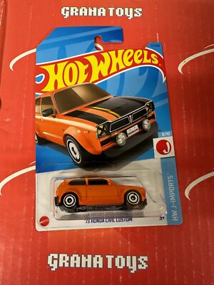 ミニカー Hotwheels 2025 73Honda Civic Custom STH Hotwheels Super Treasure Hunt 2025 STH # '73 Honda Civic