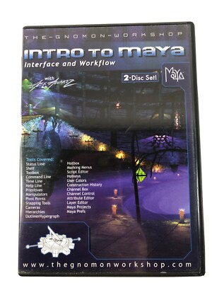 Gnomon Workshop DVD Intro to Maya Interace and Workflow 2 Disc Set