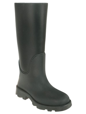 Pre-owned Burberry Marsh High Boots In Green