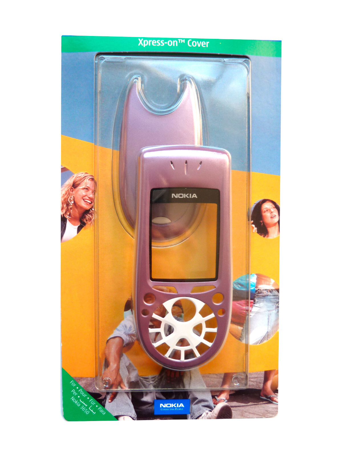 Original Nokia Xpress-on Cover purple for 3650 SKR-325 case