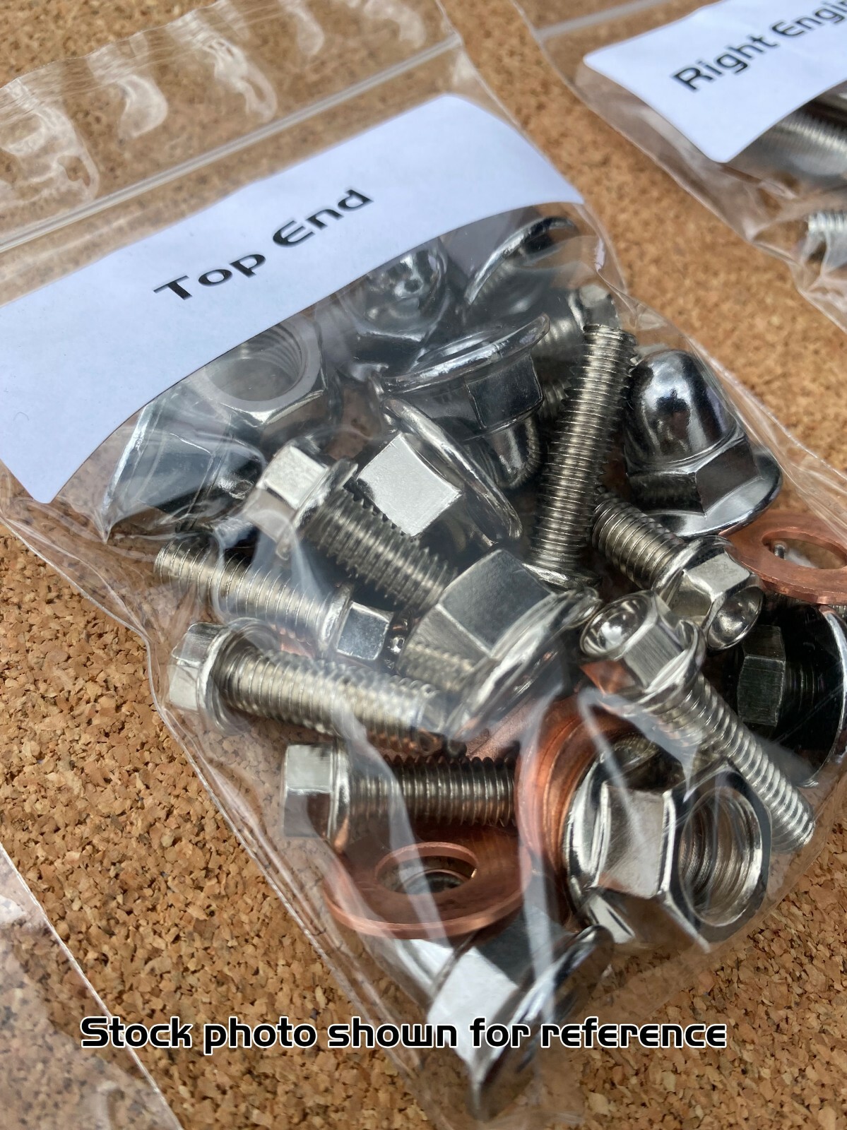 CR500 Engine Bolt Kit for Honda CR 500 Specbolt Nickel Wurks (Titanium Look) Ti