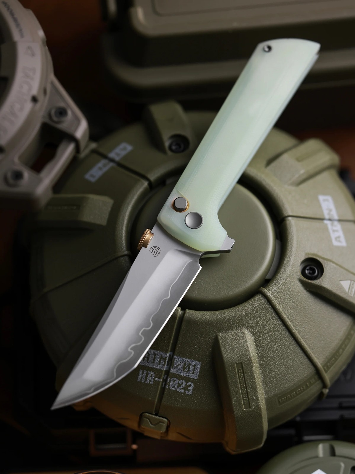 ジェイノリツグ North Mountain Blade Chop Folding Knife 3½ SLD-Magic Steel Blade