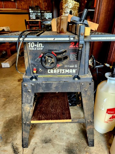 10 inch craftsman table saw used