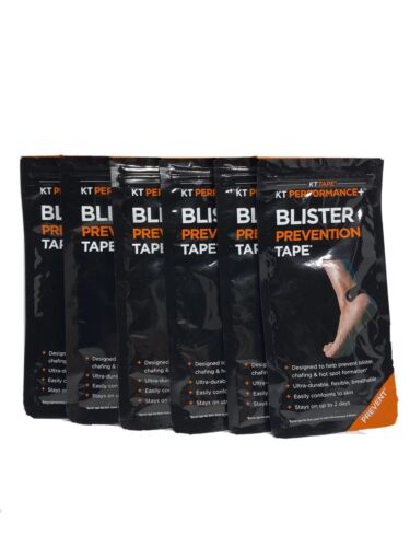 KT Performance Blister Prevention Tape, Black, 10 Count 6pk 60...