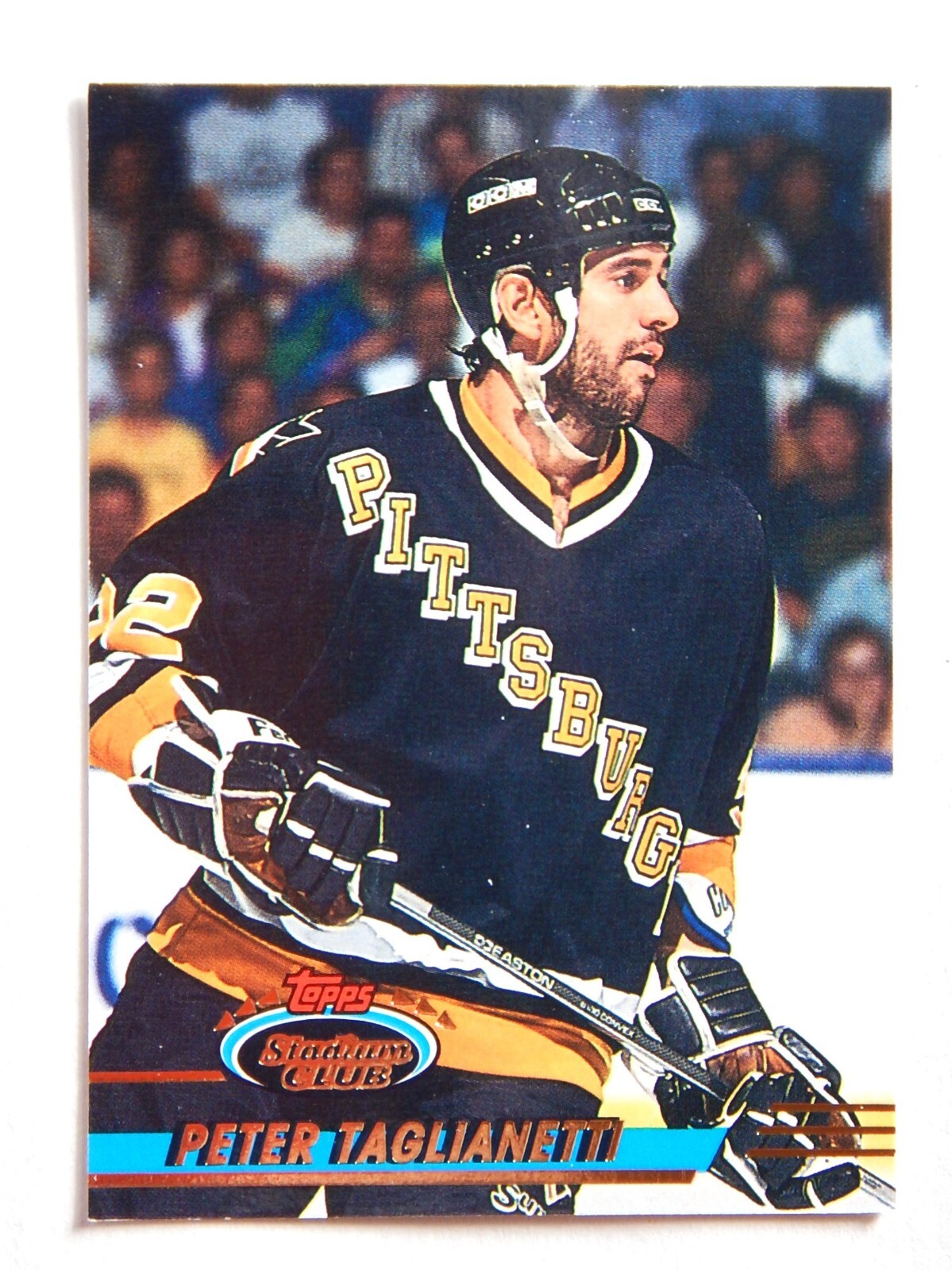 Peter Taglianetti #243 Topps 1993 Hockey Card (Pittsburgh