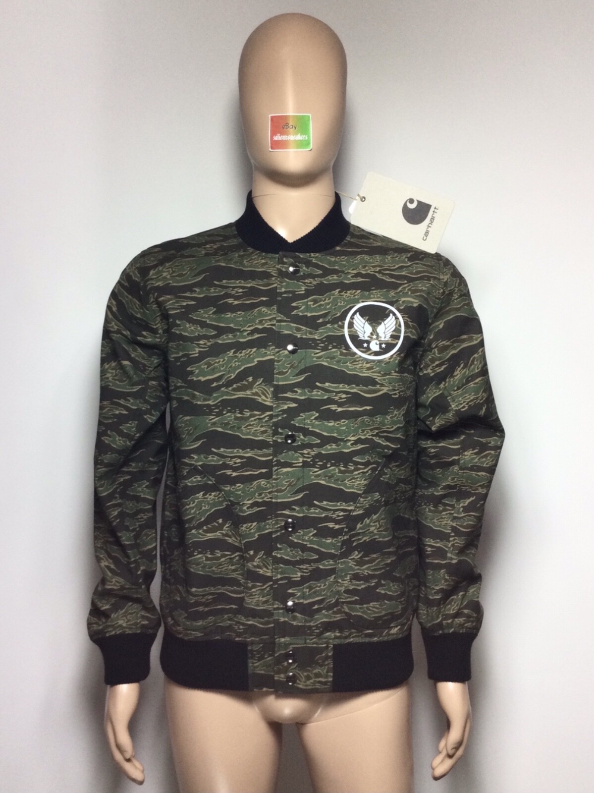 Carhartt WIP Loop Emblem Jacket Medium M Camouflage I022699 Carhartt WIP Loop Emblem Jacket Medium M Camouflage I022699