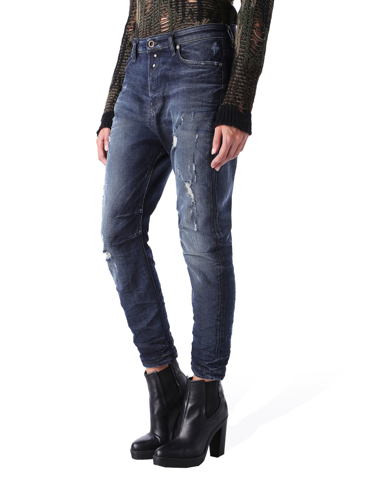 jeans attillati donna DIESEL jeans. Donna SKINZEE vita alta super stretch