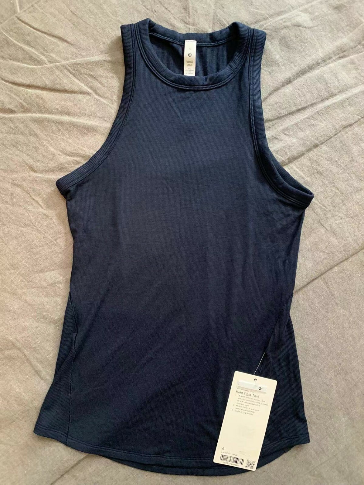 ★lululemon★Hold Tight Crewneck Tank Top 軽量タンクトップ Lululemon Hold Tight Crewneck Tank Top - Black - lulu fanatics