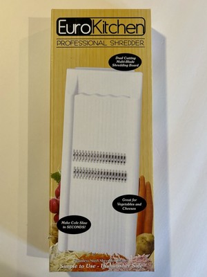 Euro Kitchen Professional Shredder. Dual Cutting Multi-Blade Shredding Board.