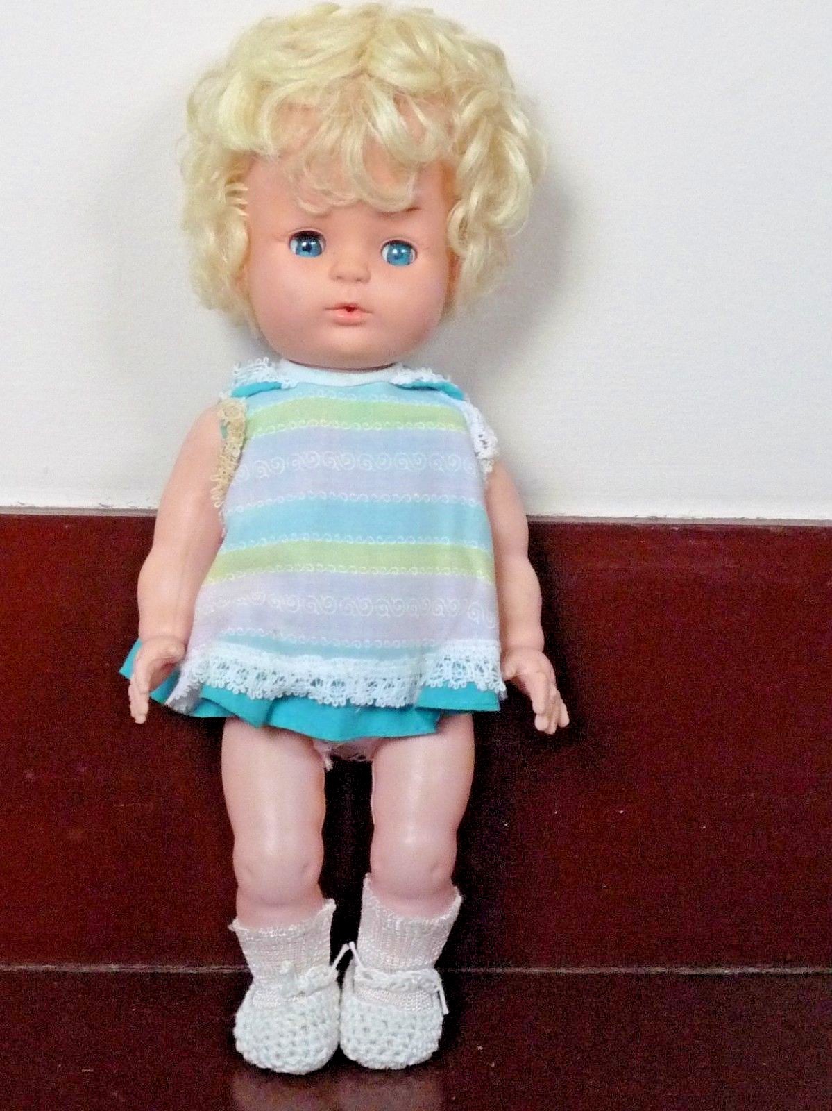 11 Inch Unidentified Little Blonde Girl Doll