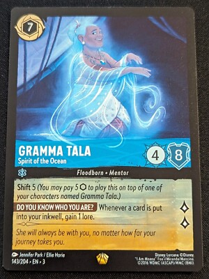 Disney Lorcana TCG - Gramma Tala Spirit Of The Ocean - Inklands