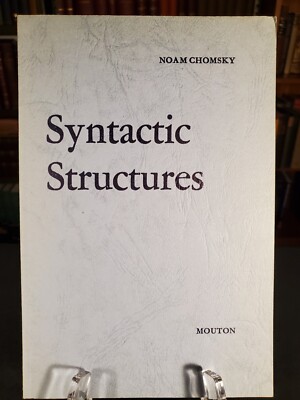 1968 Syntactic Structures by Noam Chomsky 7th Printing Rare Clean Pages